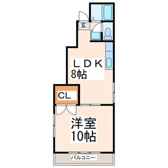 間取図 ロフティ米屋町