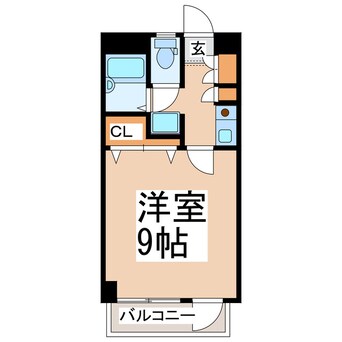 間取図 アネシス水前寺