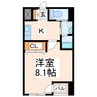 Seres桜町 1Kの間取り