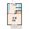 エクセル五島 1Kの間取り