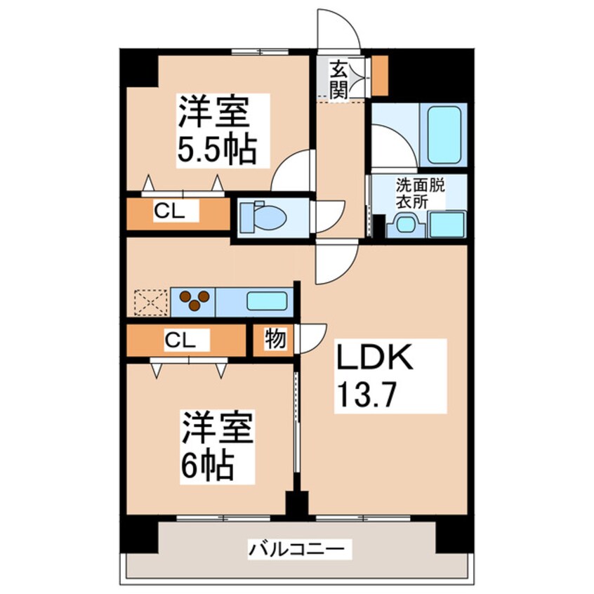 間取図 LIBTH水前寺公園