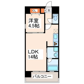 間取図 LIBTH水前寺公園