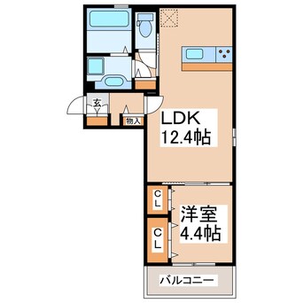 間取図 D-room出水