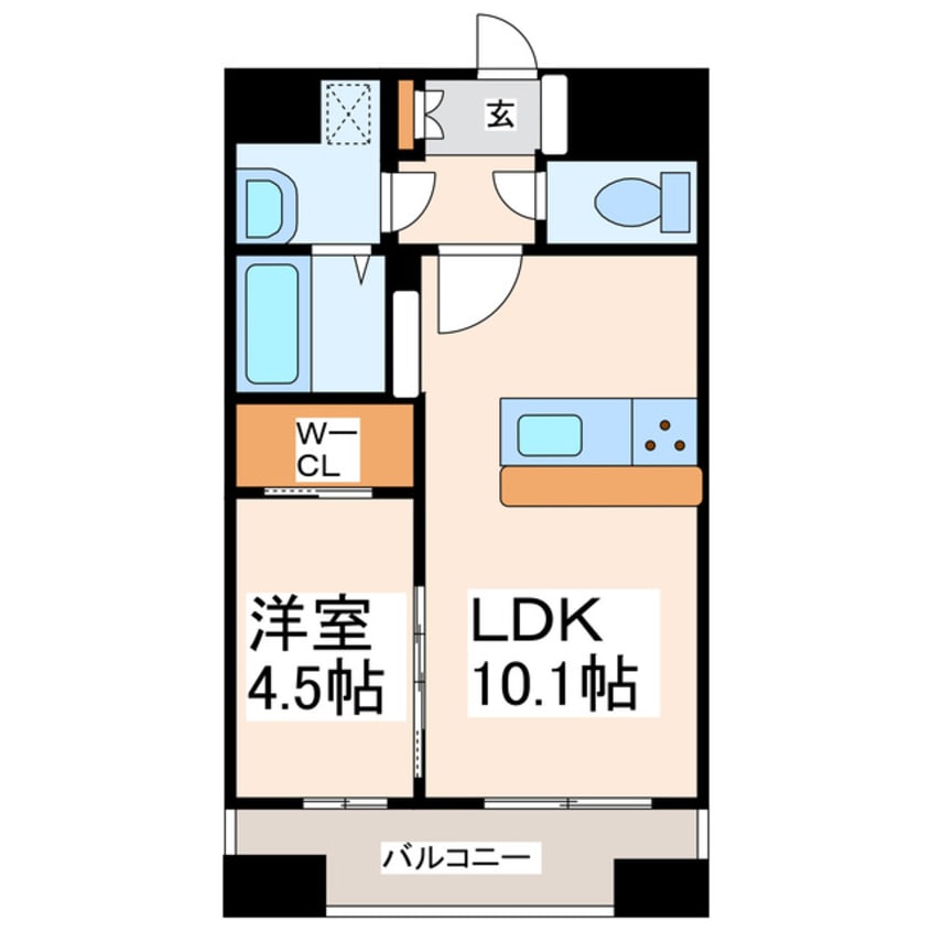 間取図 LIBTH九品寺Ⅱ