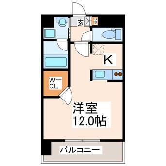 間取図 フルール南熊本