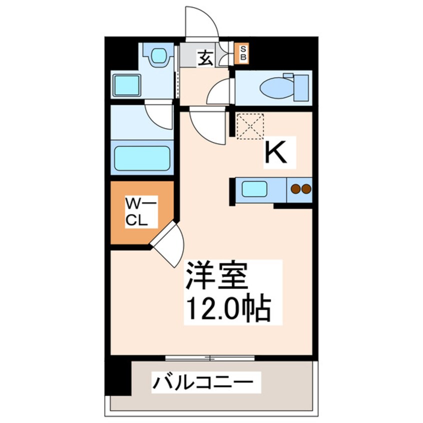 間取図 フルール南熊本