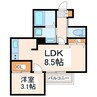 グランソル 1LDKの間取り