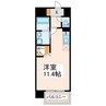 Solana月出 1Rの間取り