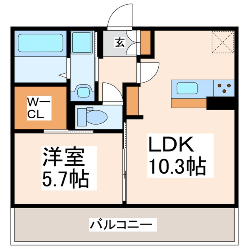 間取図 コスモス田迎