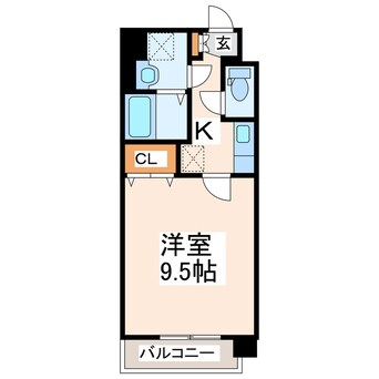 間取図 キャッスルメイト新町