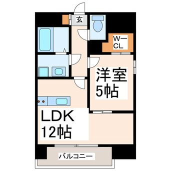 間取図 豊肥本線<阿蘇高原線>/東海学園前駅 徒歩11分 8階 築5年