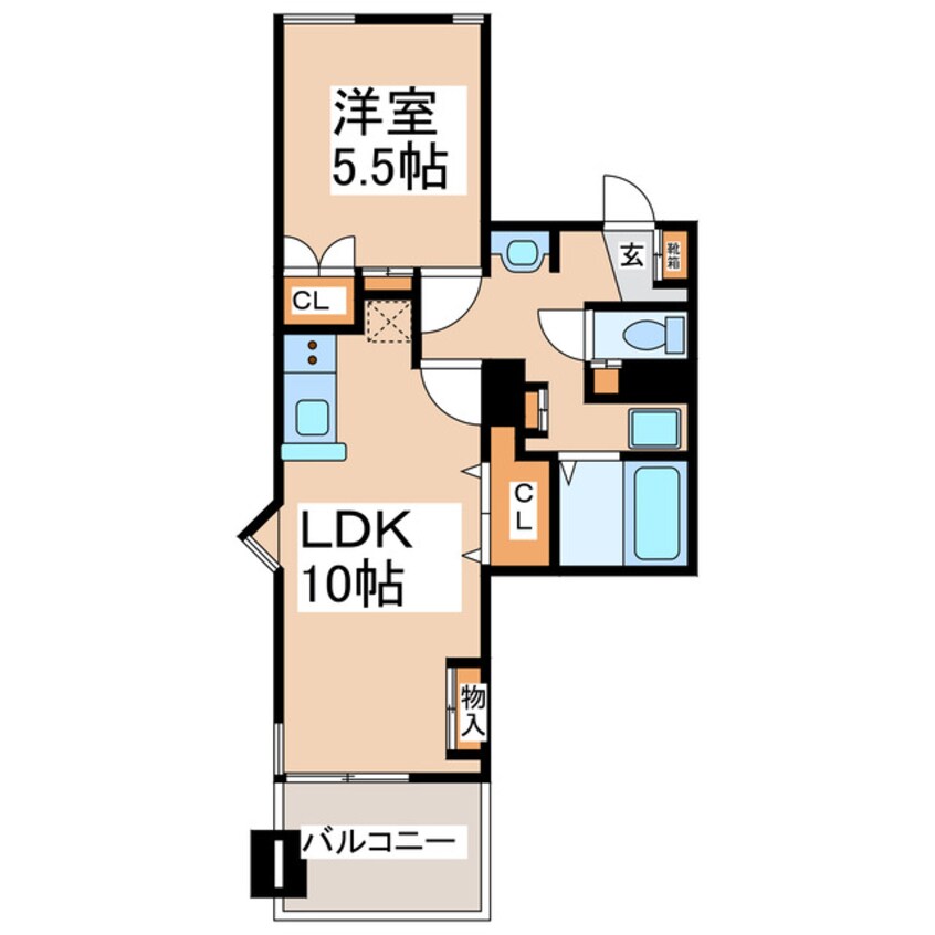 間取図 ロワイヤルユニ