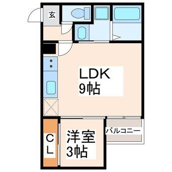 間取図 REGALEST熊本駅前
