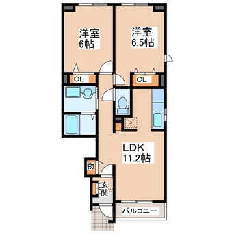 間取図 ティエラ水前寺