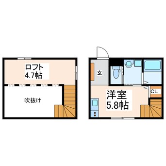 間取図 groom九品寺