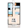 Saint-Hurst 1Rの間取り