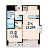 LIBTH桜町 1LDKの間取り