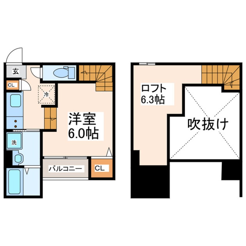 間取図 Boa　Sorte坪井