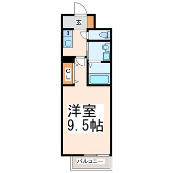 間取図 クロノス32小沢町