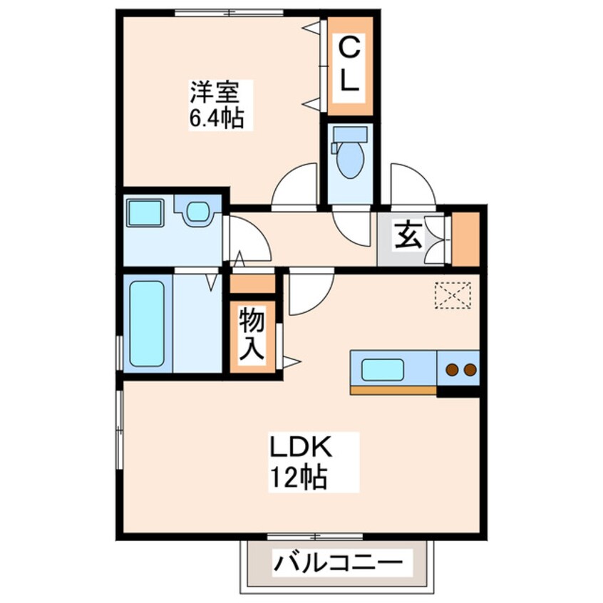 間取図 ピュアネス九学通り