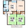 セジュールコート 3DKの間取り