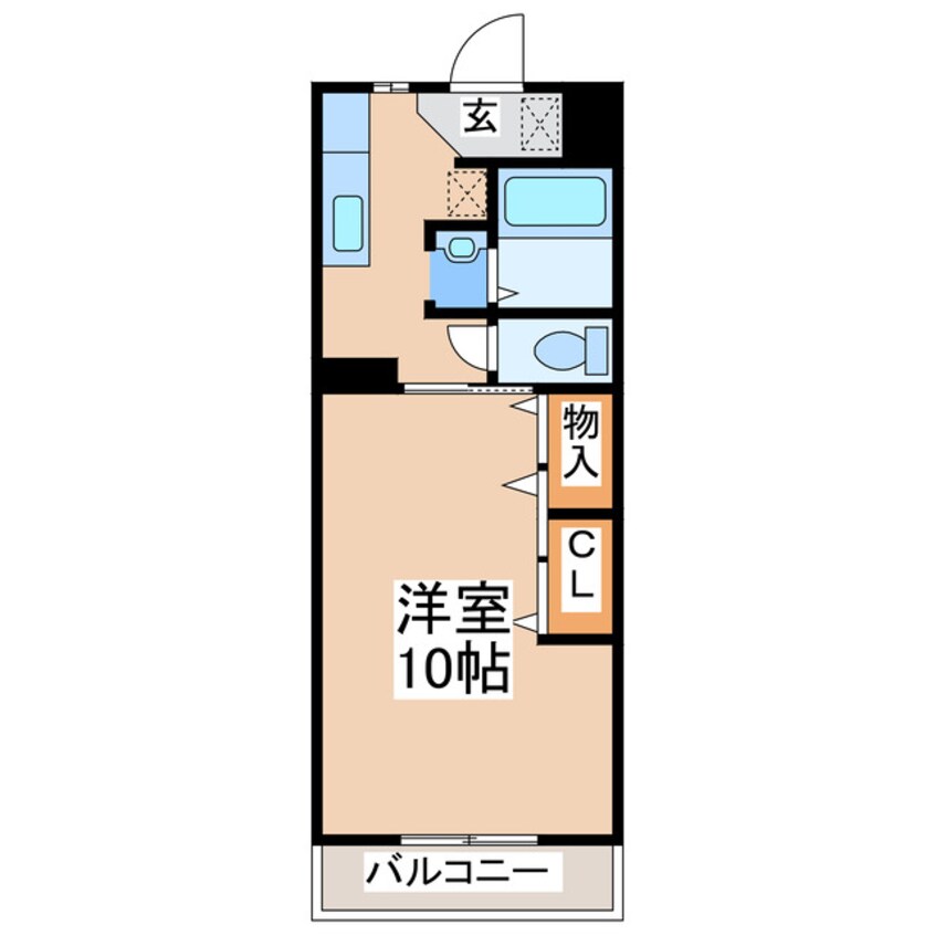 間取図 メゾン九品寺