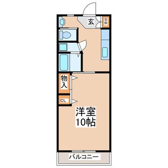 間取図 メゾン九品寺