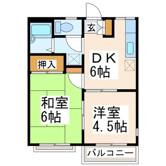 間取図 エステートピア九品寺