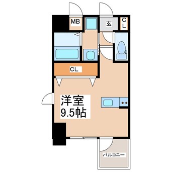 間取図 タウンブルグ新町