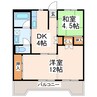 ヤマヨネビル 2DKの間取り