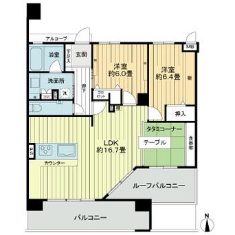 間取図 アルファステイツ国府