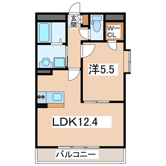 間取図 白山ヒルズ