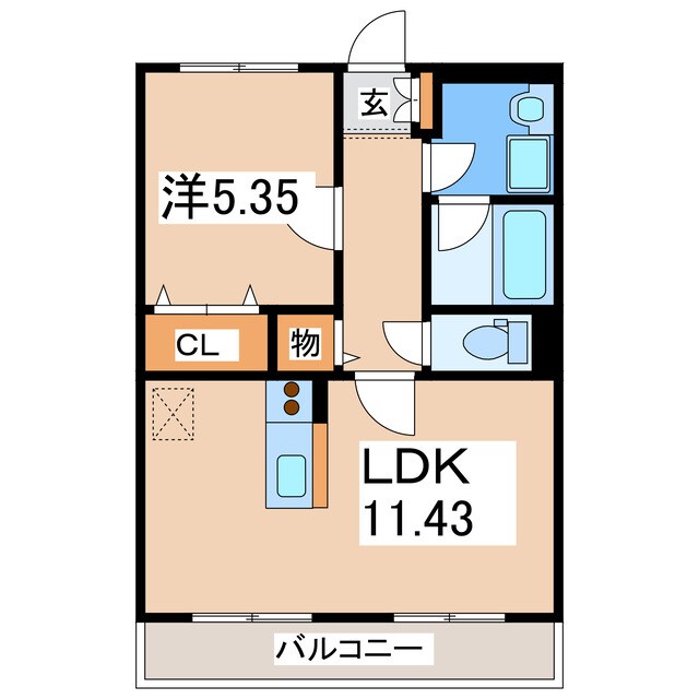 間取り図 フォンス出水Ⅱ