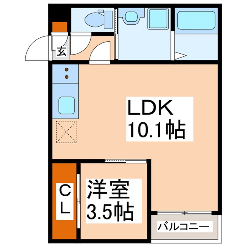 間取図 GRANDTIC　F.C.R