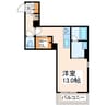 Ｓｈａｍａｉｓｏｎ新町Ｔ．Ｈ 1Rの間取り