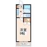 プラネ本山 1Kの間取り