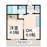 クリスティート水前寺 1DKの間取り