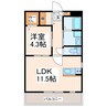 Sola 1LDKの間取り