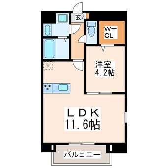 間取図 グランパーク県庁東