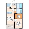 ネオステージ八王寺町 1LDKの間取り