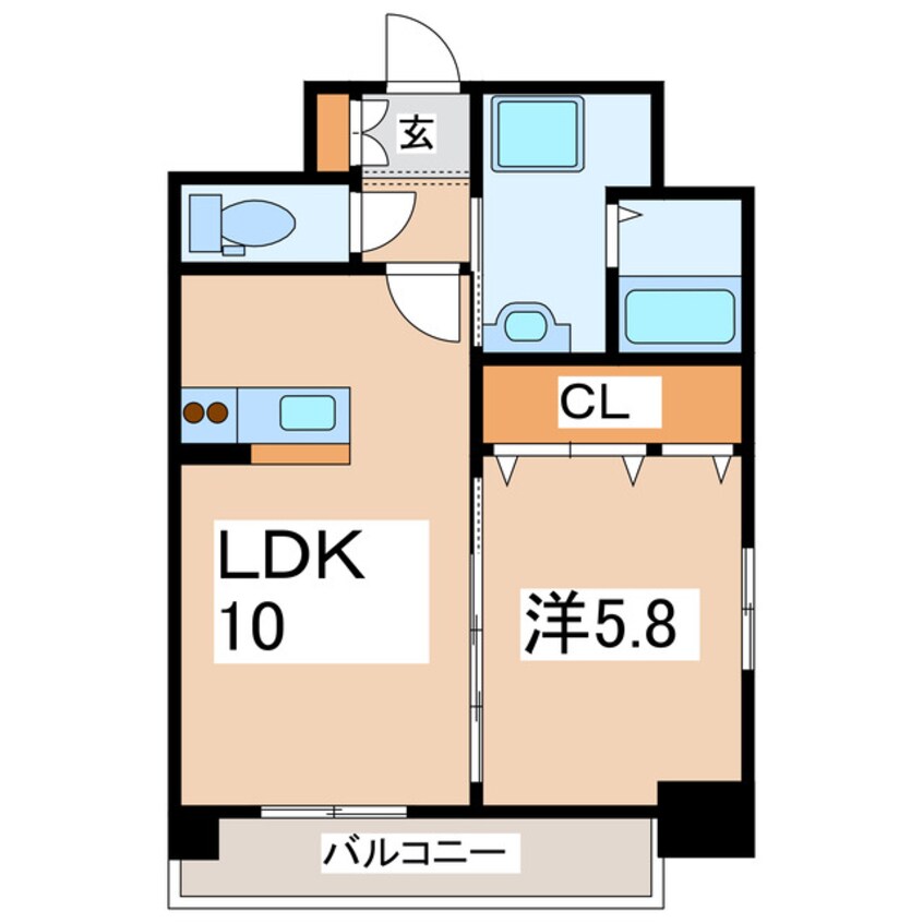 間取図 シェヌー白山