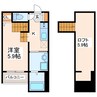 Libre八王寺B 1SRの間取り