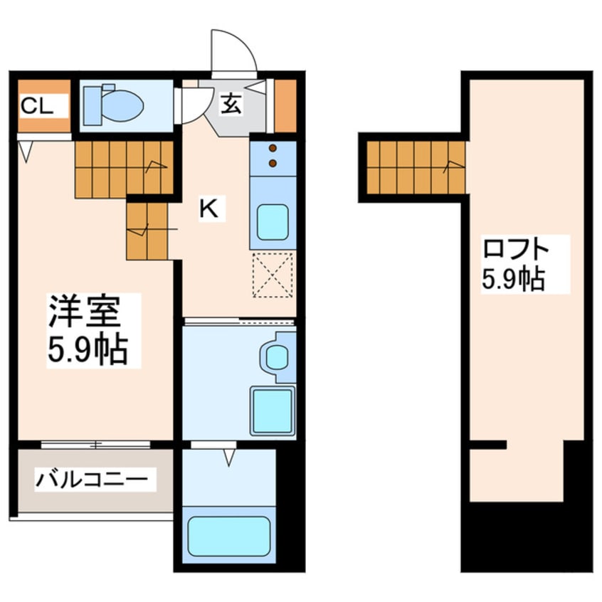 間取図 Libre八王寺B