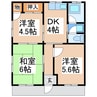 コーポタムラ 3DKの間取り