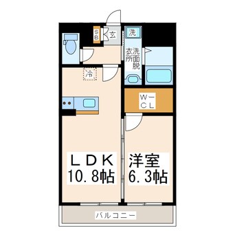 間取図 オーネスト九品寺