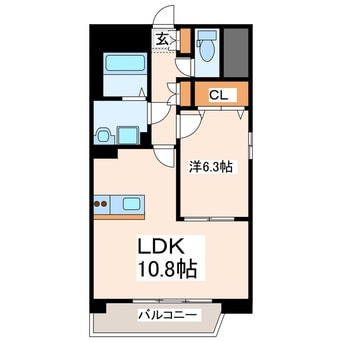間取図 オーネスト九品寺