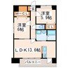 産交バス（熊本市）/佐土原 徒歩2分 6階 築5年 2LDKの間取り
