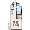 フォルシア本荘 1Kの間取り