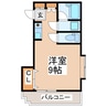 ラフィーネ白山 1Rの間取り