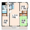 クレンリィカピス 3LDKの間取り